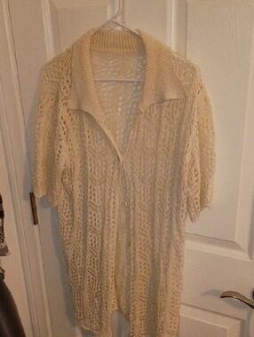 Cream Collared Sweater